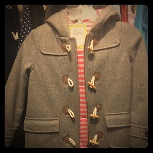 Girls Duffle Toggle Coat